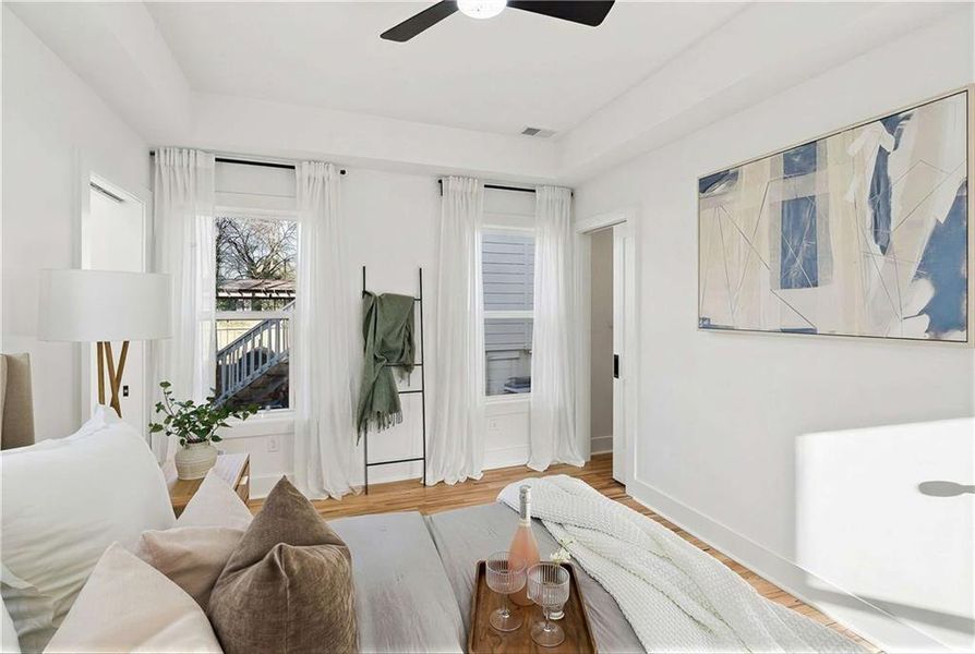 Furnished interior view inside a new home in , Atlanta (Image 15).