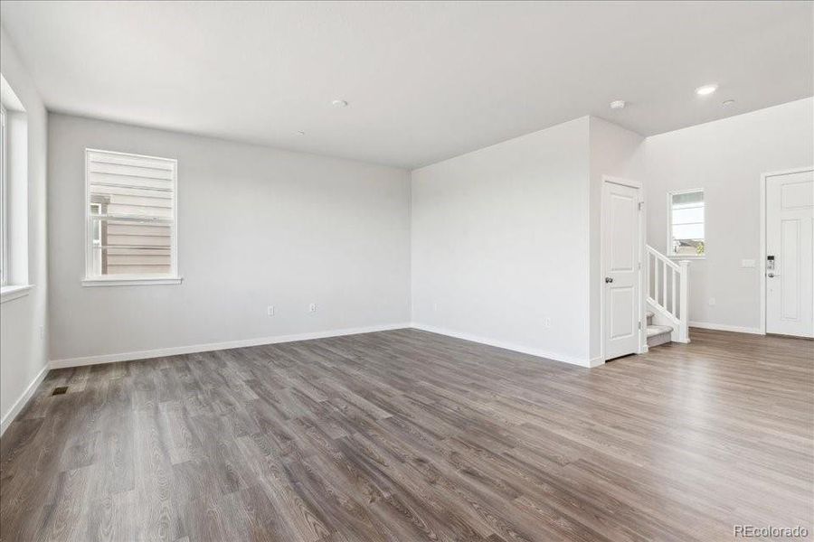 Spacious, unfurnished interior of a new home in Floret Collection at Parkdale Commons, Lafayette (Image 24).