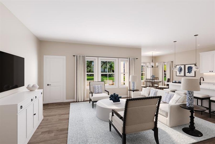 Furnished interior in a model home at Brighton in Venice (Image 21). Furnished interior in a model home at Brighton in Venice (Image 21).