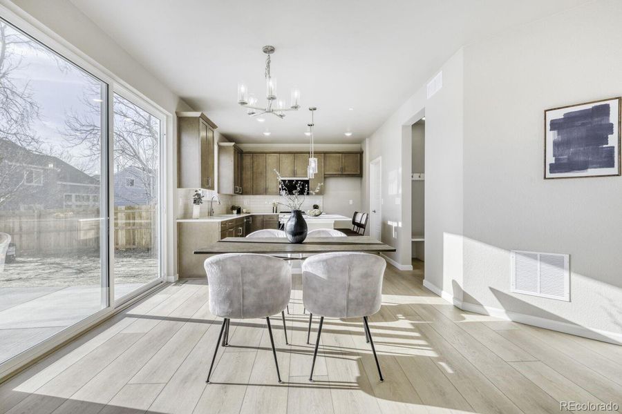 Furnished interior view inside a new home in , Superior (Image 34).