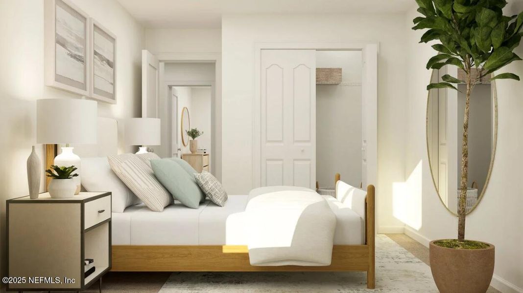 Furnished interior view inside a new home in Seaton Creek: Seaton Creek 50s, Jacksonville (Image 13). Furnished interior view inside a new home in Seaton Creek: Seaton Creek 50s, Jacksonville (Image 13).