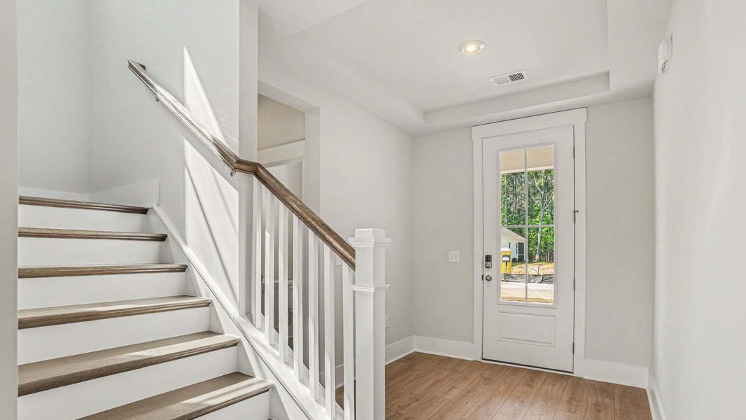 Representative unfurnished interior of a home built from the Mackenzie2 by D.R. Horton in Chapman Village, Conway (Image 7).