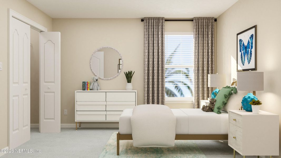Furnished interior view inside a new home in Silver Falls Single Family at SilverLeaf, St. Augustine (Image 8). Furnished interior view inside a new home in Silver Falls Single Family at SilverLeaf, St. Augustine (Image 8).