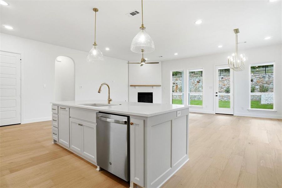 Furnished interior view inside a new home in , Aledo (Image 7).
