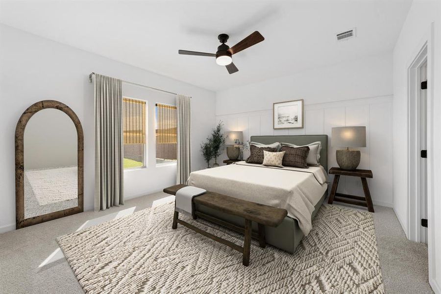 Furnished interior view inside a new home in Aspire at Noble Ridge, Howe (Image 12). Furnished interior view inside a new home in Aspire at Noble Ridge, Howe (Image 12).