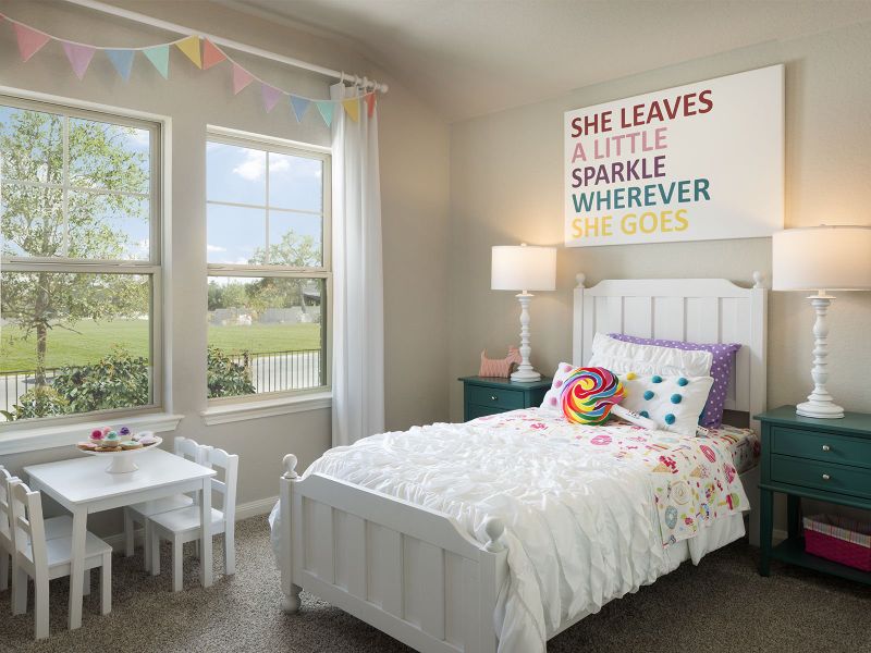 Furnished interior view inside a new home in Legendary Trails - Classic Series, Cibolo (Image 8).