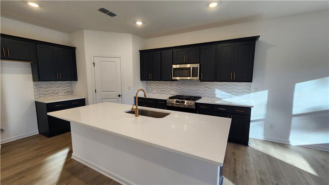 Furnished interior view inside a new home in The Estates at Casteel, Bethlehem (Image 8).