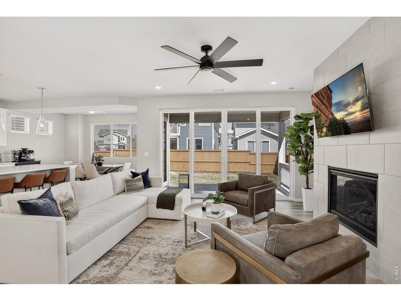 Furnished interior view inside a new home in Mountain Brook, Longmont (Image 13).