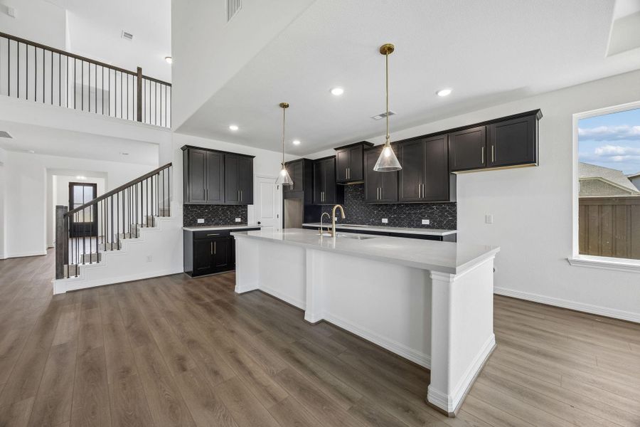 Furnished interior view inside a new home in Brookewater, Rosenberg (Image 12).