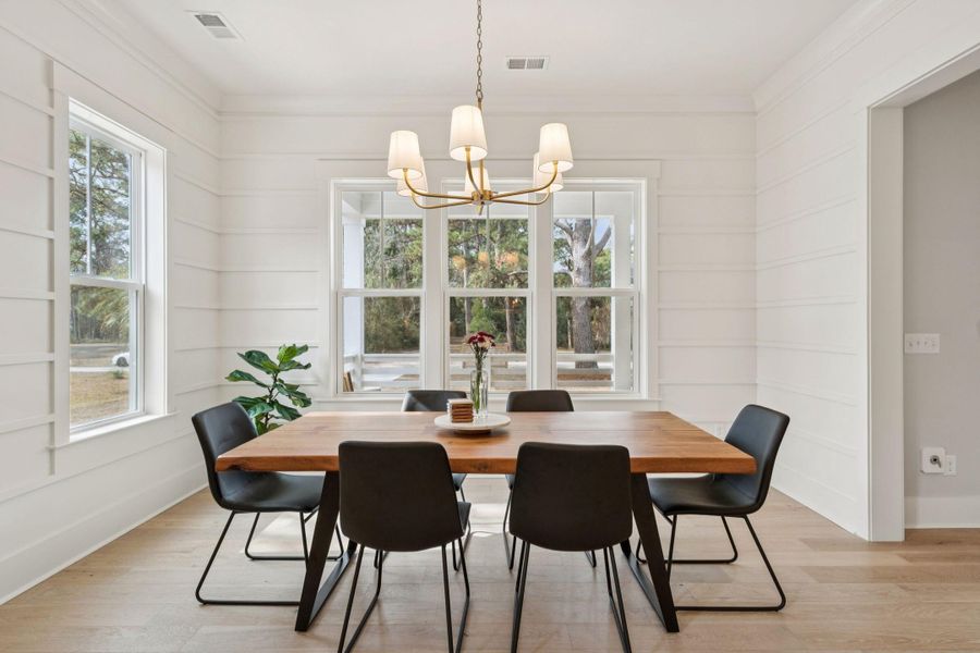 Furnished interior view inside a new home in , Mount Pleasant (Image 54).