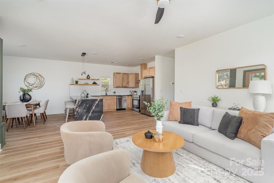 Furnished interior view inside a new home in , Salisbury (Image 4). Furnished interior view inside a new home in , Salisbury (Image 4).
