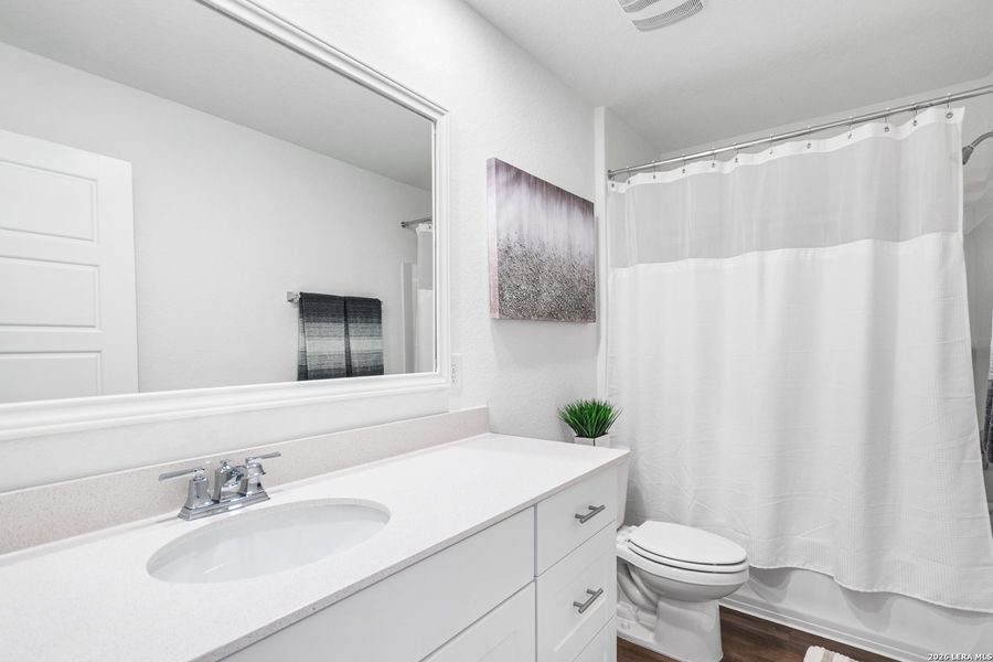 Furnished interior view inside a new home in Corley Farms, Boerne (Image 32).