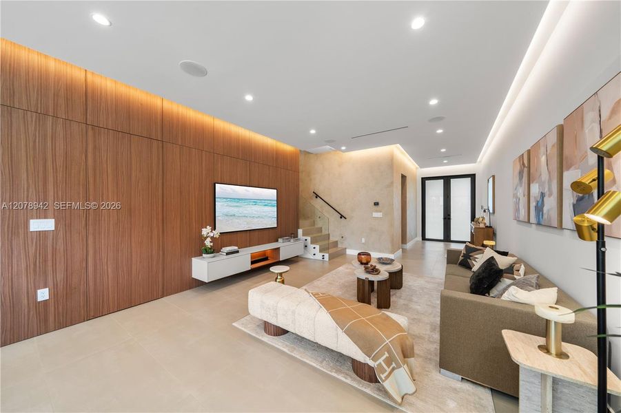 Furnished interior view inside a new home in , Miami (Image 35). Furnished interior view inside a new home in , Miami (Image 35).