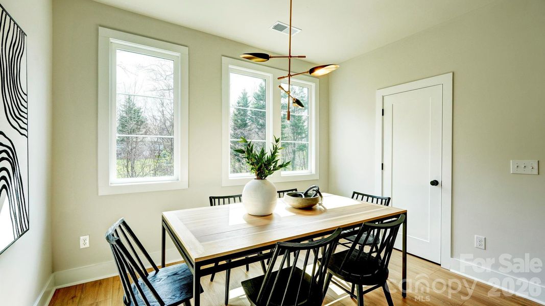 Furnished interior view inside a new home in , Charlotte (Image 9).