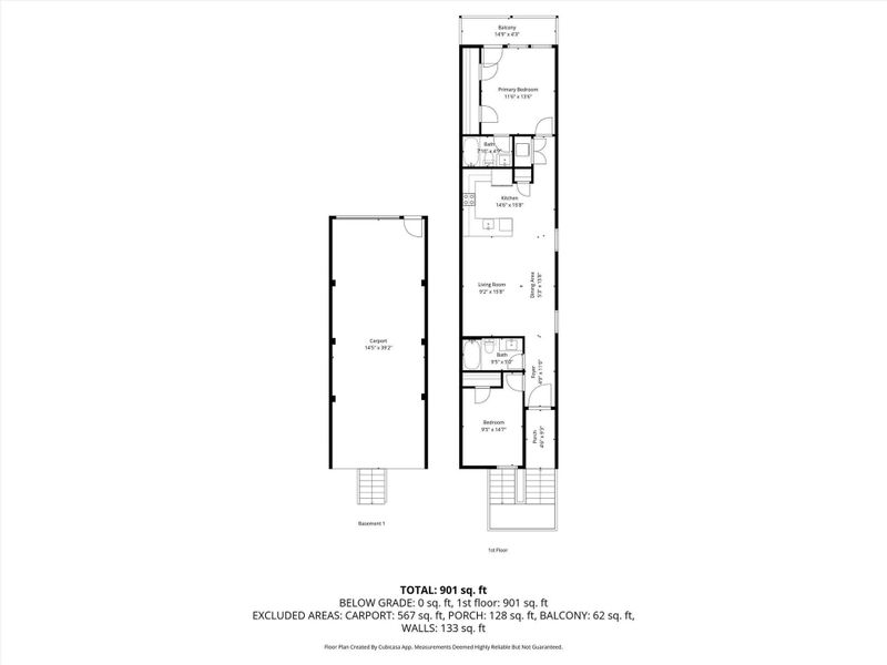 The thoughtfully designed floor plan features an open-concept living, dining, and kitchen area, two bedrooms with well-appointed baths, a private balcony, and convenient hall laundry, plus covered parking and under-home storage for added functionality and everyday ease.