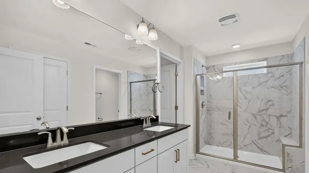 Furnished interior view inside a new home in Madden West, Fuquay Varina (Image 8).
