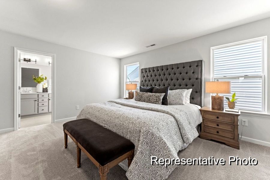 Furnished interior view inside a new home in Reedy Fork Middleton, Greensboro (Image 12).