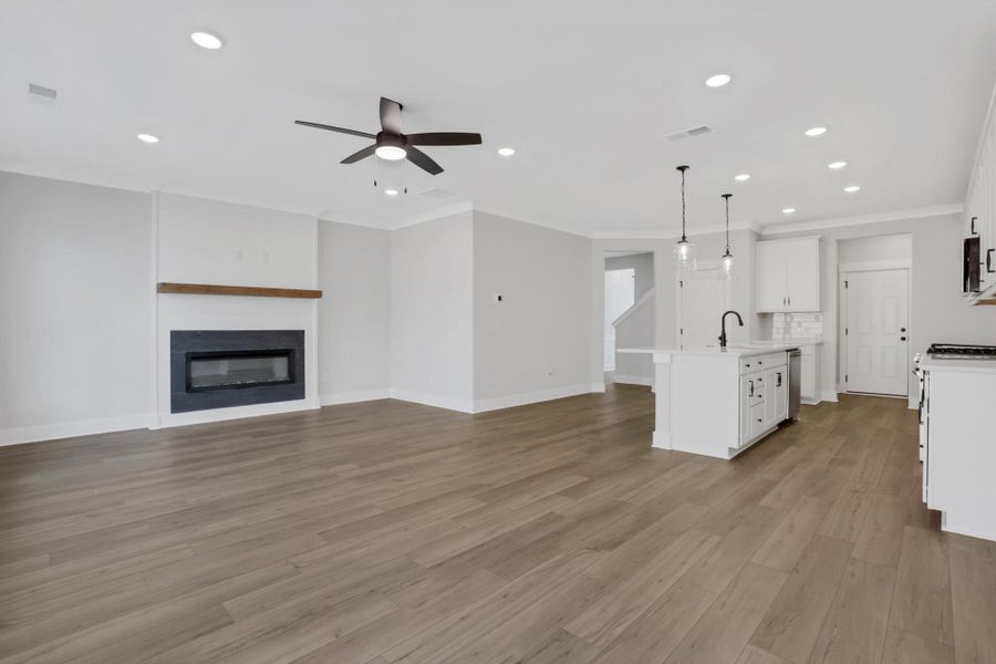 Spacious, unfurnished interior of a new home in Villas at Dawsonville Townhomes, Dawsonville (Image 29).
