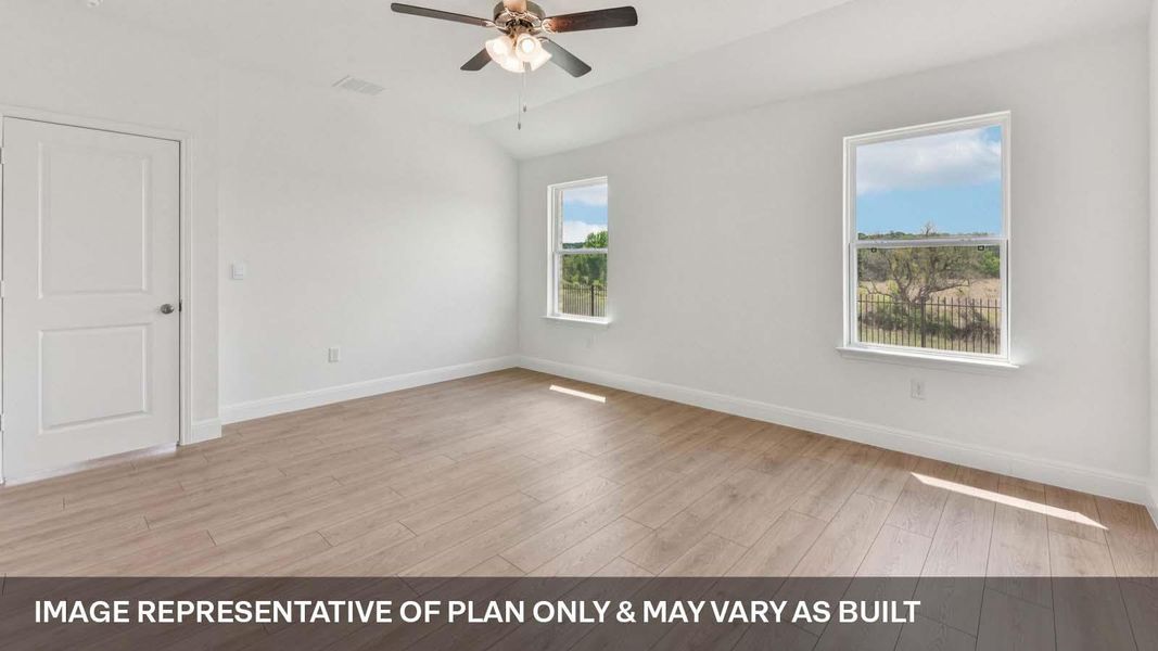Spacious, unfurnished interior of a new home in Railhead, Cedar Creek (Image 18).