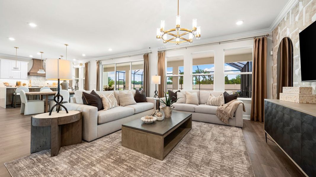 Representative furnished interior of a home built from the Carmel by Taylor Morrison in Coasterra Community Group Page, Palmetto (Image 8).