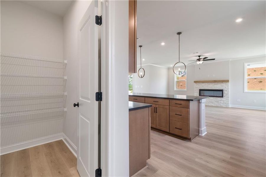 Furnished interior view inside a new home in Tiberon Woods, Cumming (Image 16).