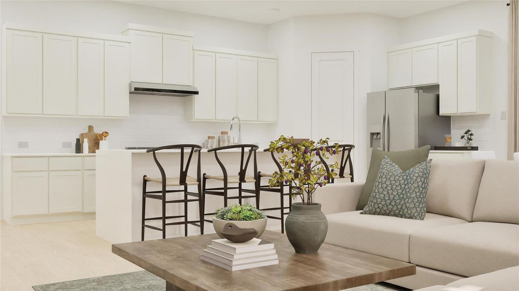 Furnished interior view inside a new home in Anniston, Katy (Image 20).