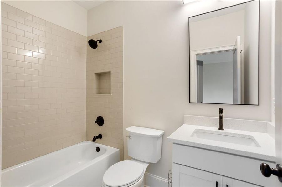 Furnished interior view inside a new home in , Marietta (Image 25).