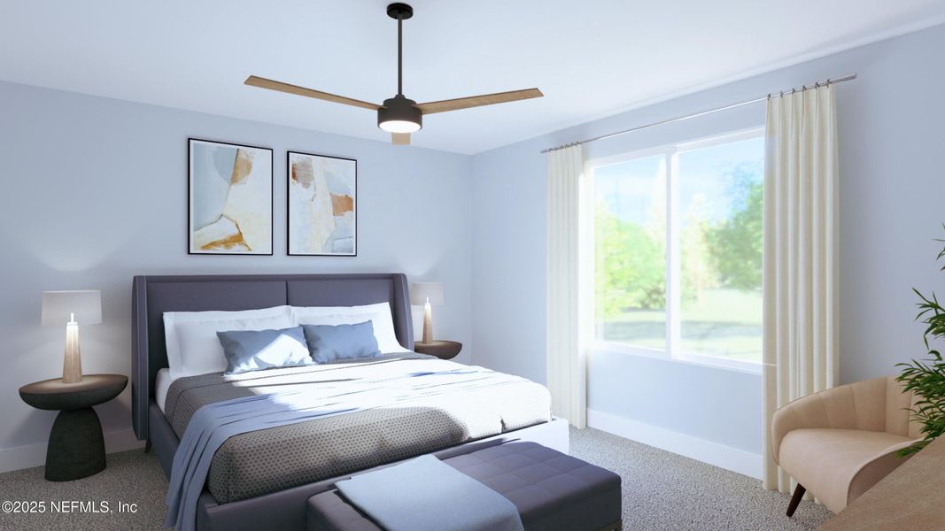 Furnished interior view inside a new home in Baxley Villas, Middleburg (Image 6).