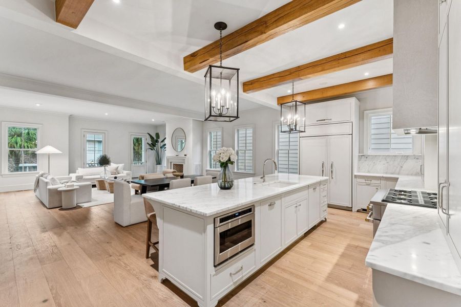 Furnished interior view inside a new home in , Charleston (Image 15).