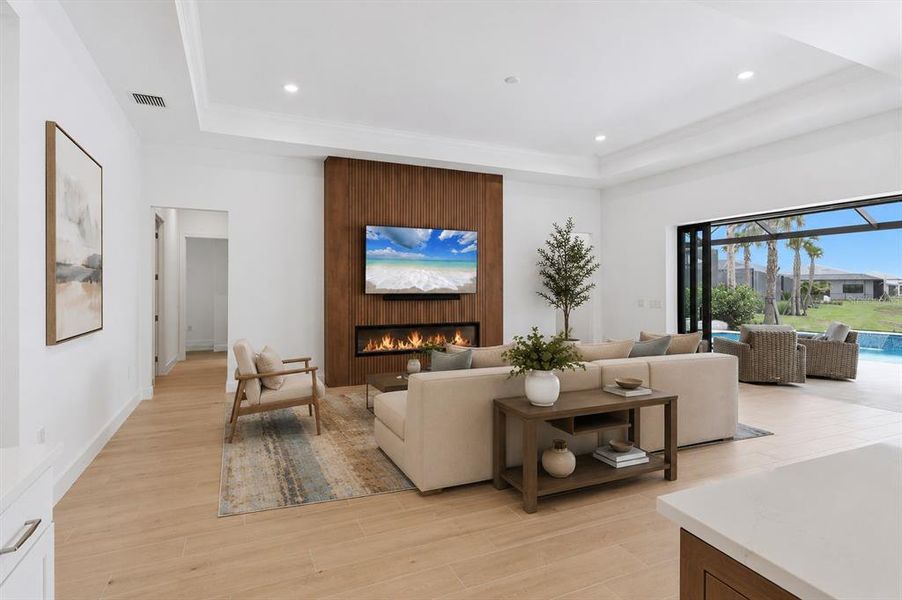 Furnished interior view inside a new home in Del Webb Catalina, Lakewood Ranch (Image 27).
