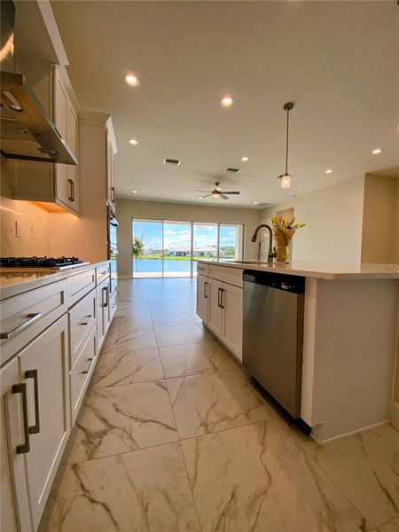 Furnished interior view inside a new home in Valencia Ridge (55+), Wesley Chapel (Image 8).