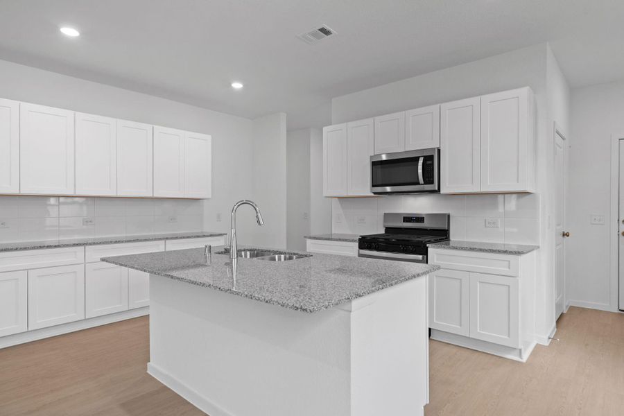 Furnished interior view inside a new home in Mavera, Conroe (Image 4).