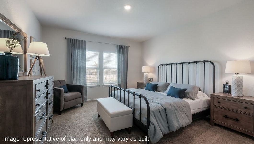 Furnished interior view inside a new home in Blue Ridge Ranch, San Antonio (Image 16).