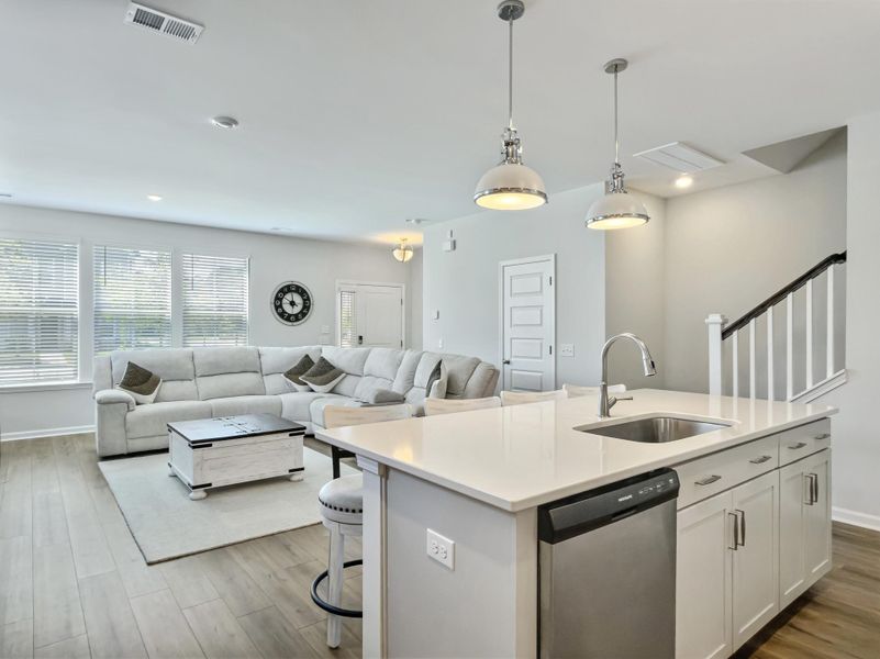 Furnished interior view inside a new home in , Summerville (Image 5). Furnished interior view inside a new home in , Summerville (Image 5).