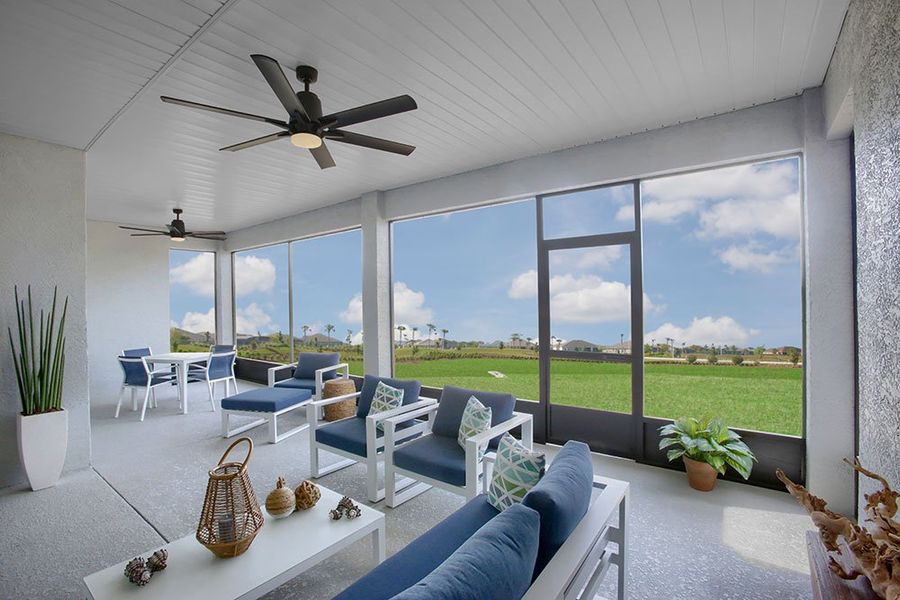 Representative furnished interior of a home built from the Kensington by Colen Built Development, LLC in On Top of the World Communities, Ocala (Image 9). Representative furnished interior of a home built from the Kensington by Colen Built Development, LLC in On Top of the World Communities, Ocala (Image 9).