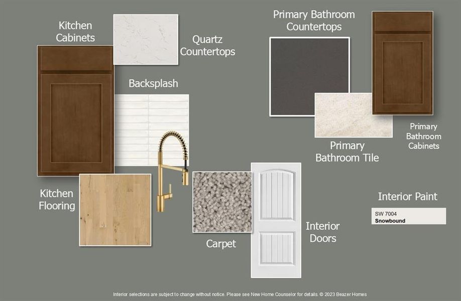 Beazer Homes Valencia on the Lake Brooks Design Image.