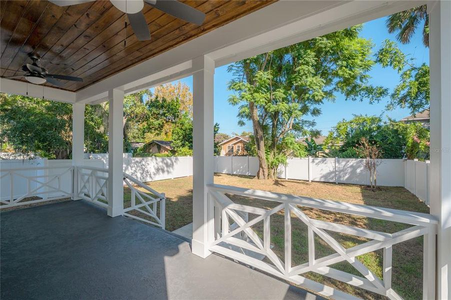 Exterior details and patio area of a home in , Tampa (Image 33). Exterior details and patio area of a home in , Tampa (Image 33).