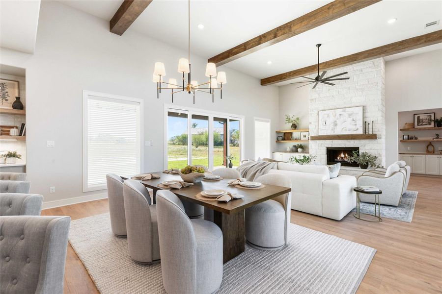 Furnished interior view inside a new home in , Bryan (Image 24).