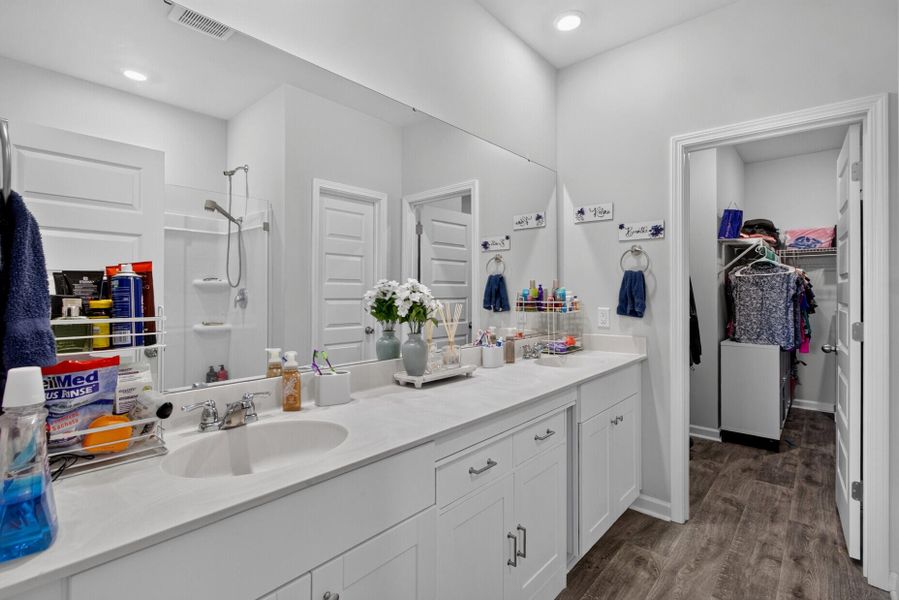 Furnished interior view inside a new home in Lindera Preserve at Cane Bay Plantation, Summerville (Image 8).