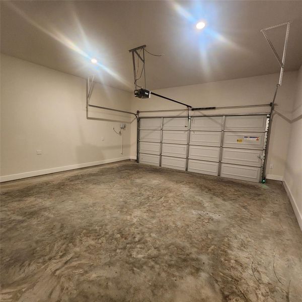 garage has garage opener for easy access. garage has garage opener for easy access.