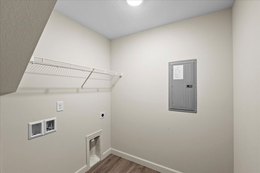 Representative unfurnished interior of a home built from the Branson by Enchanted Homes in Gentry Place, Spartanburg (Image 22).