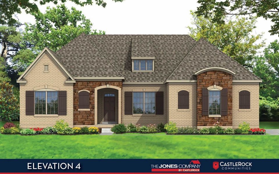 Representative exterior photo of a completed home built from the Dresden by CastleRock Communities in Belvoir, Fairview, TN (Image 19).