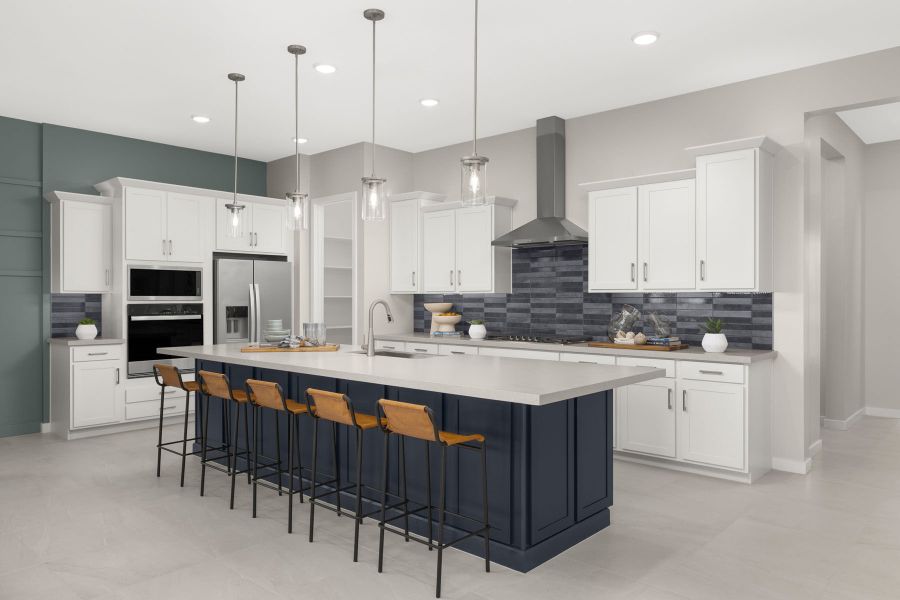 Representative furnished interior of a home built from the Aqua by Mattamy Homes in White Tank Vistas, Waddell (Image 6).