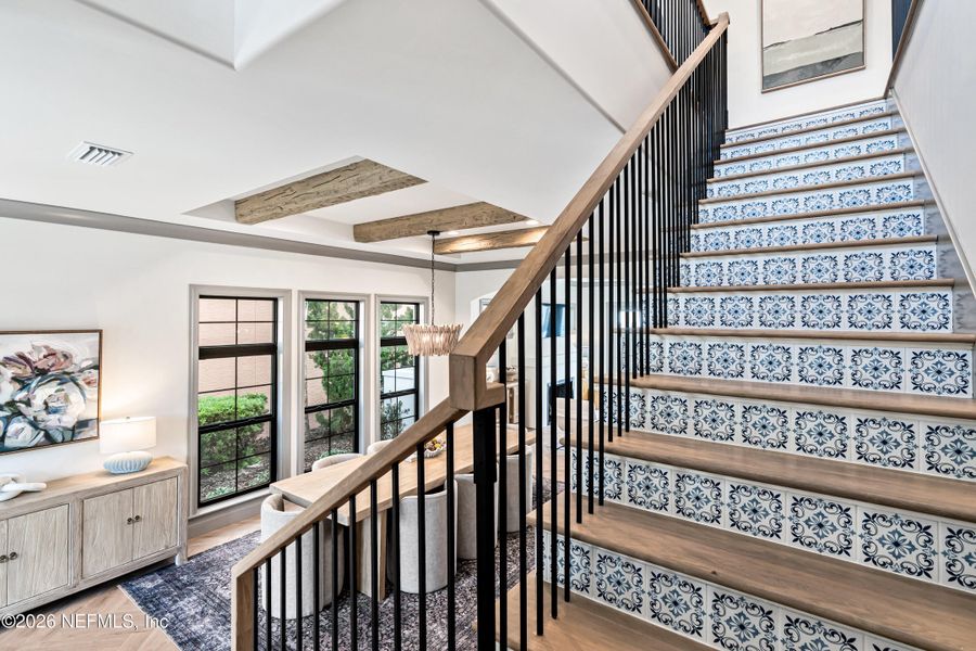 Furnished interior view inside a new home in , Palm Coast (Image 54).