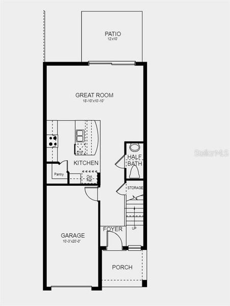 Design upgrades feature whole house blinds, laundry package, refrigerator and extended tile flooring.