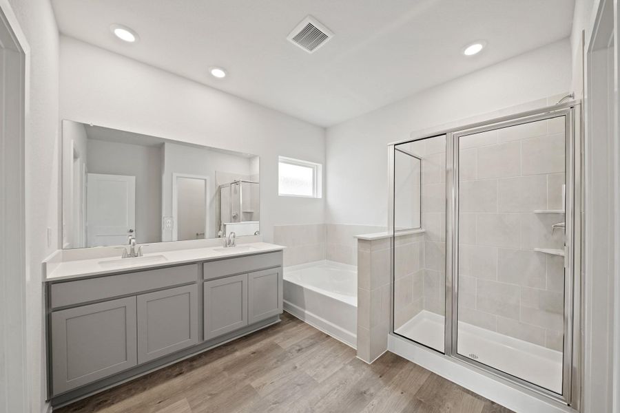 Furnished interior view inside a new home in Reveille Estates, Bryan (Image 2). Furnished interior view inside a new home in Reveille Estates, Bryan (Image 2).