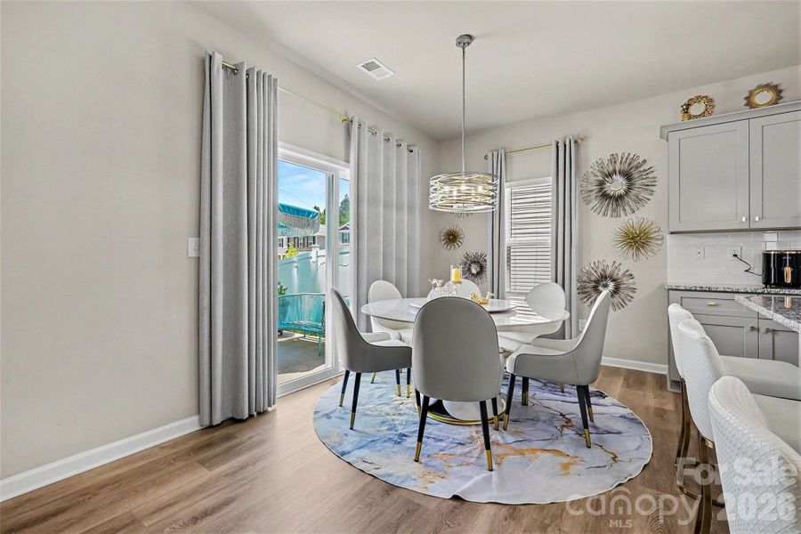 Furnished interior view inside a new home in StoneyGreen Homes, Charlotte (Image 6).