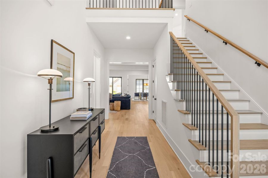 Furnished interior view inside a new home in , Charlotte (Image 38).