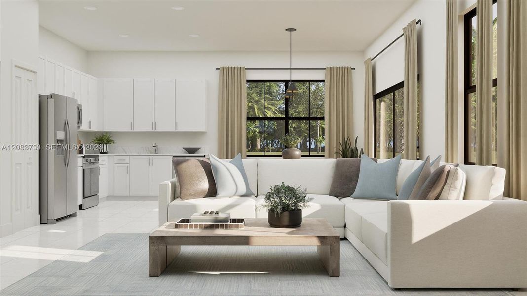 Furnished interior view inside a new home in Sunstone, Homestead (Image 6). Furnished interior view inside a new home in Sunstone, Homestead (Image 6).