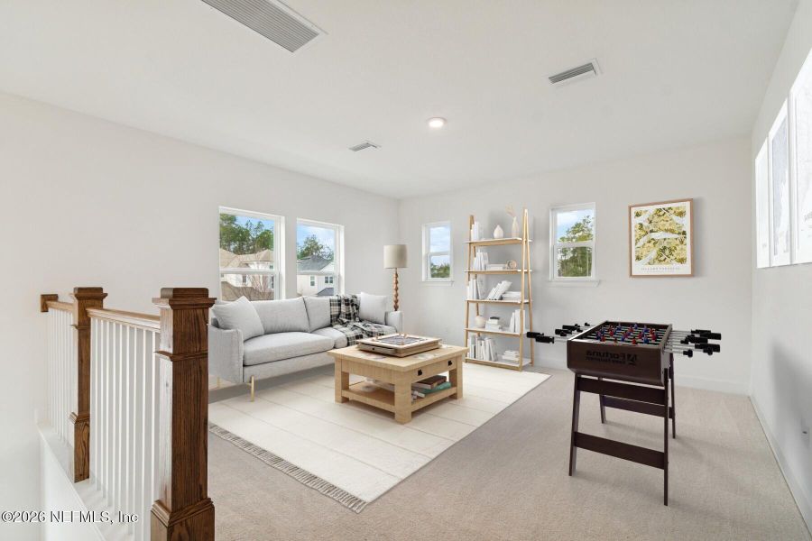 Furnished interior view inside a new home in Reflections 50' Front Load, Ponte Vedra (Image 10).